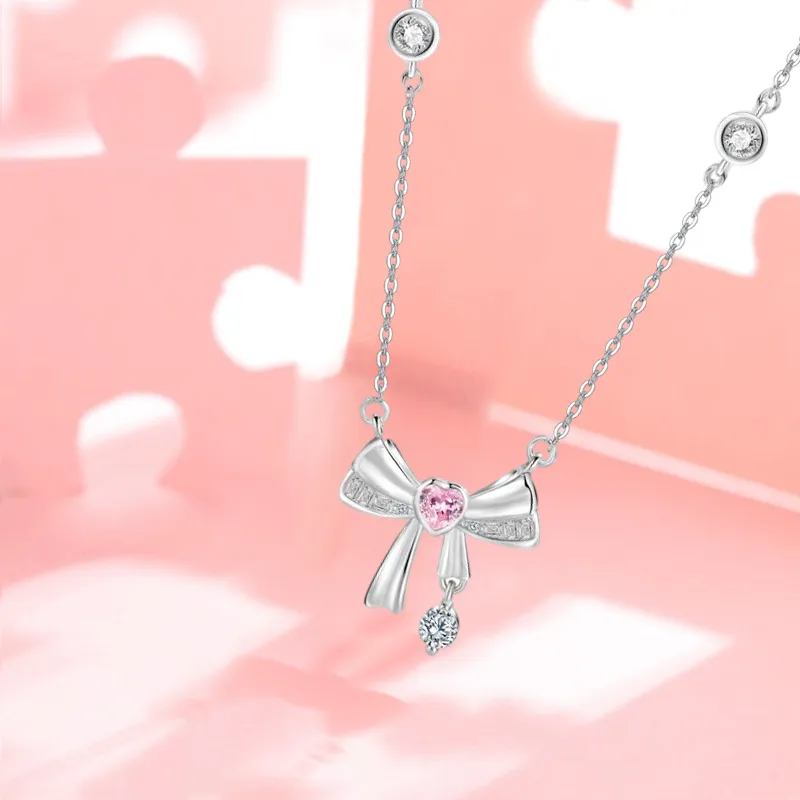 Barbie S925 Silver Necklaces Women's-4