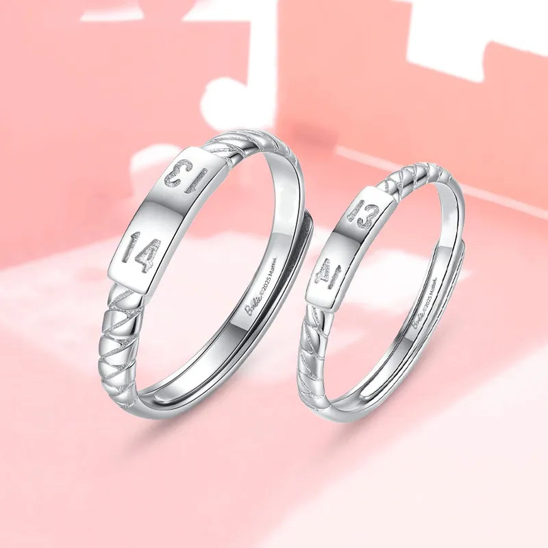 Barbie S925 Silver Rings Unisex-3