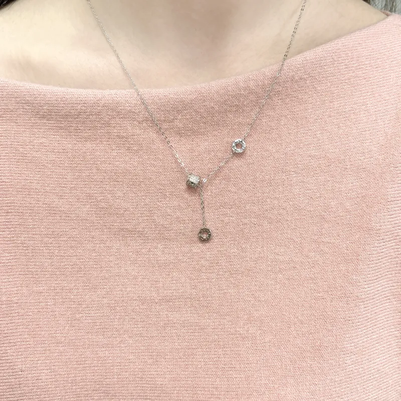Barbie 999 Fine Silver Necklaces Women's-2