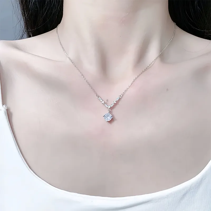 Barbie 999 Fine Silver Necklaces Women's-3