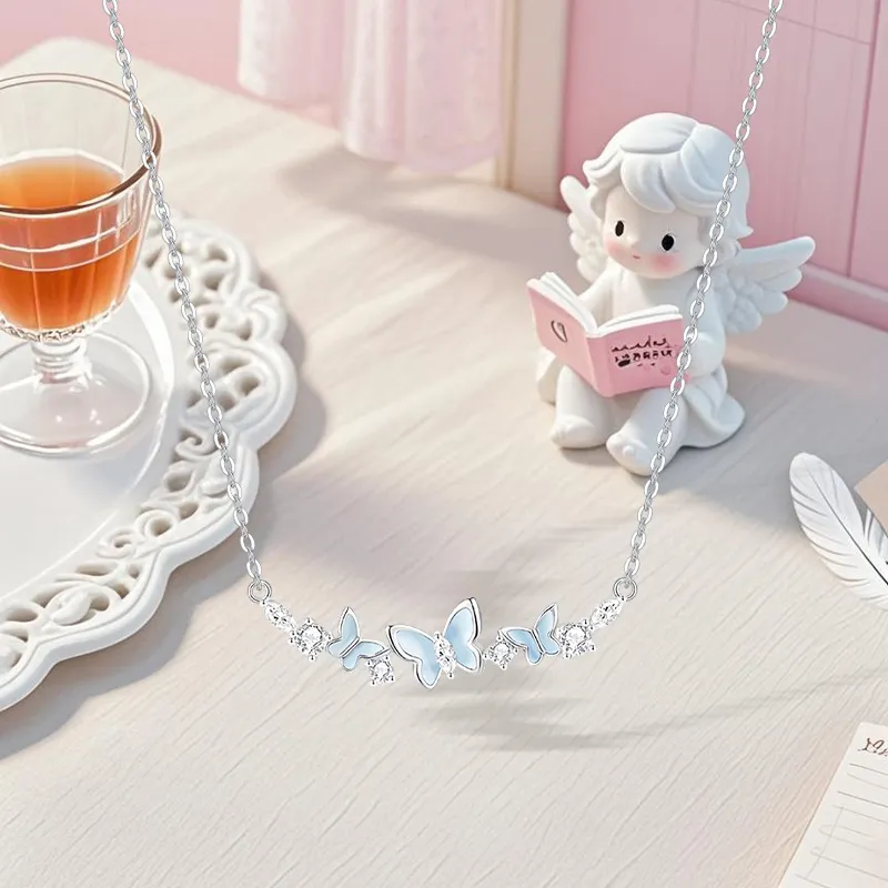 Barbie S925 Silver Necklaces Women's-1