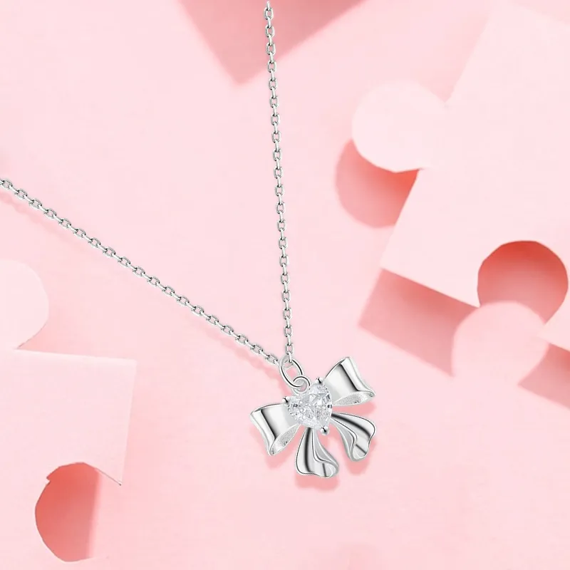 Barbie S925 Silver Necklaces Women's-1
