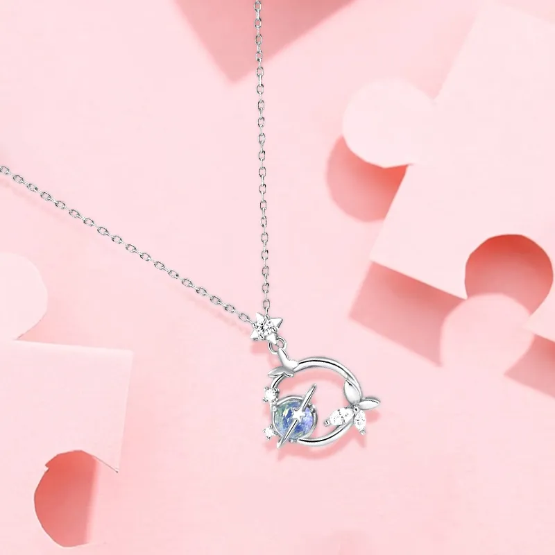 Barbie 999 Fine Silver Necklaces Women's-4