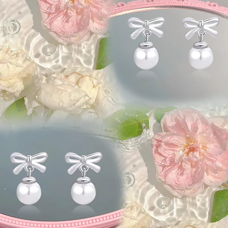 Barbie Sterling Silver Stud Earrings Women's-2