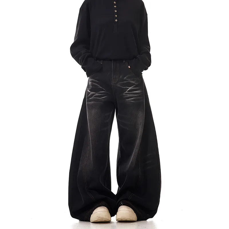 A02 Jeans Unisex Black-2