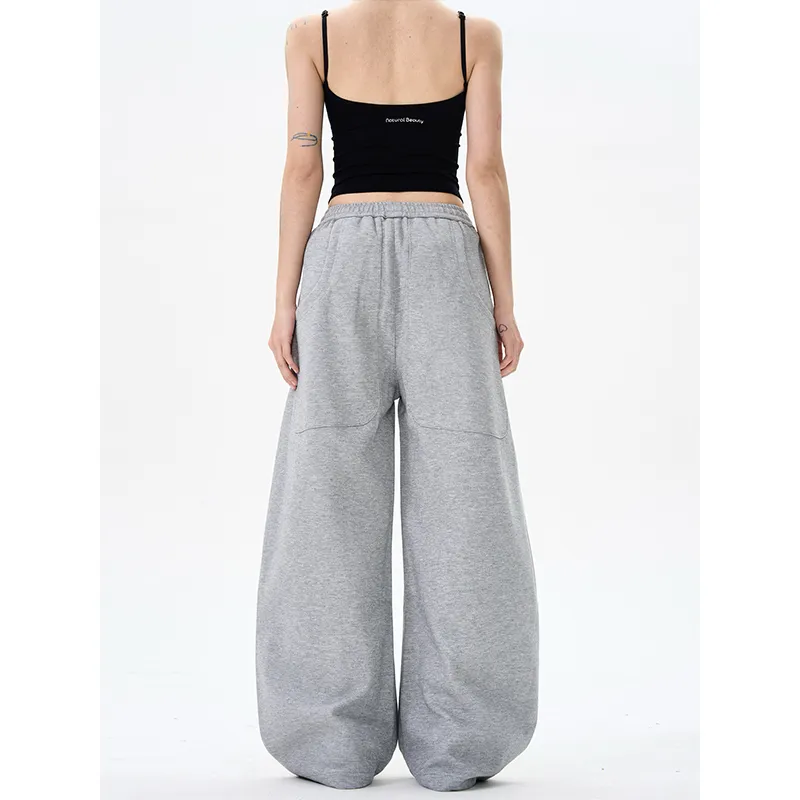 A02 Casual Pants Unisex Gray-1