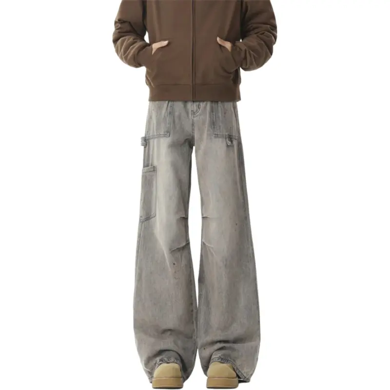 A02 Jeans Unisex Gray-3
