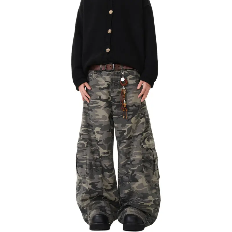 A02 Jeans Unisex Camouflage-4