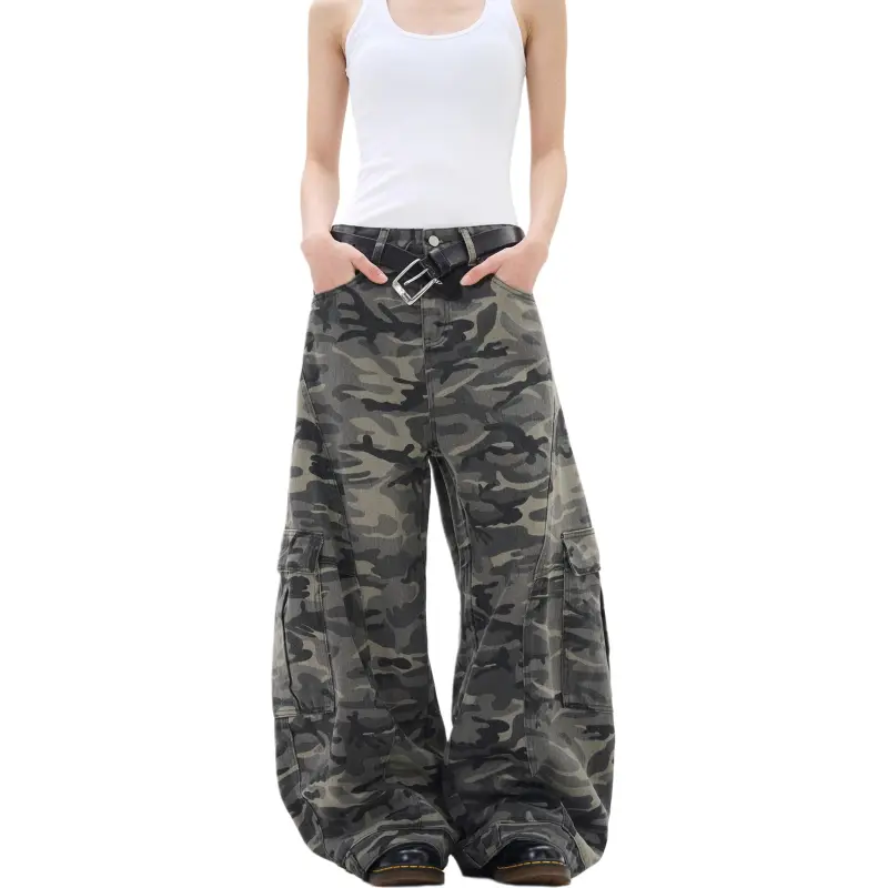 A02 Jeans Unisex Camouflage-5