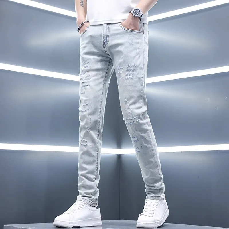 TESTUNG Classic And Versatile Jeans Men's-11