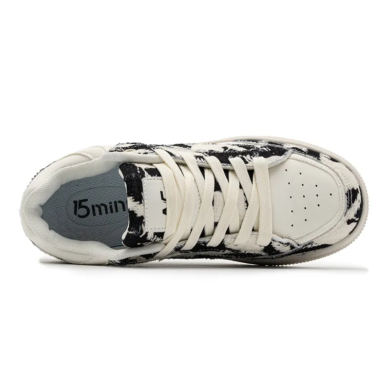 15 MINS Slip Resistant Cushioning Low Top Skateboard Shoes Unisex-24