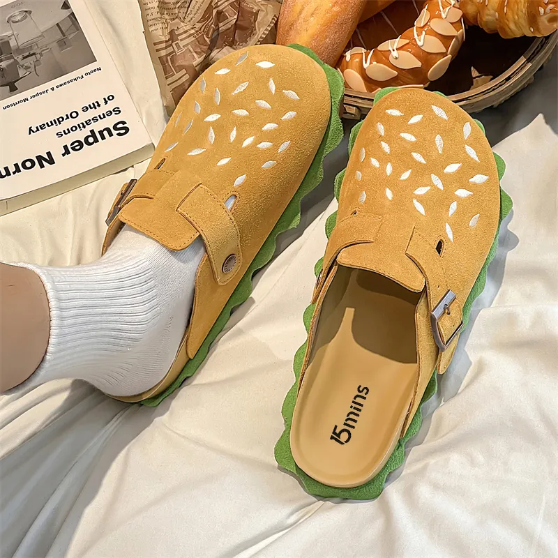 15 MINS Abrasion Resistant Slip Resistant Closed Toe Slippers Unisex-1