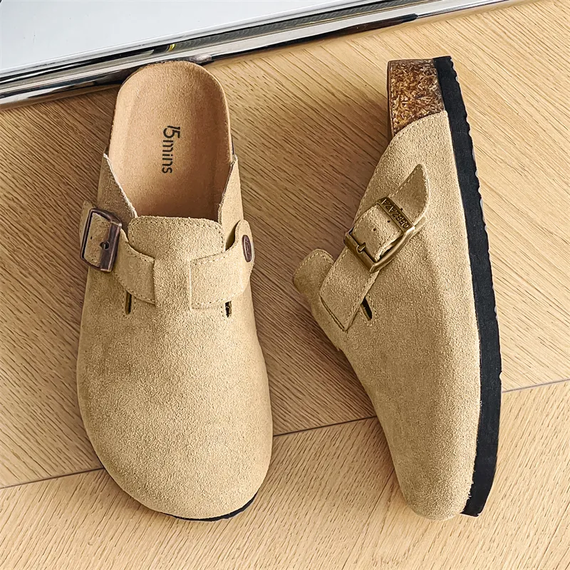 15 MINS Abrasion Resistant Slip Resistant Closed Toe Slippers Unisex-8