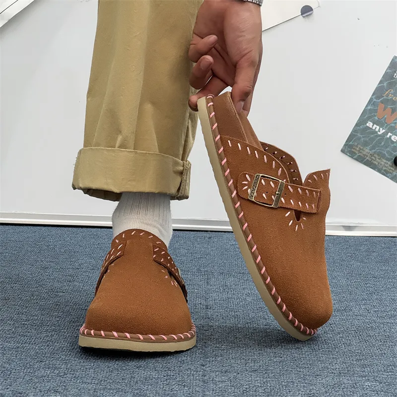 15 MINS Rubber Sole Stitching Abrasion Resistant Slip Resistant Birkenstock Shoes Unisex-11