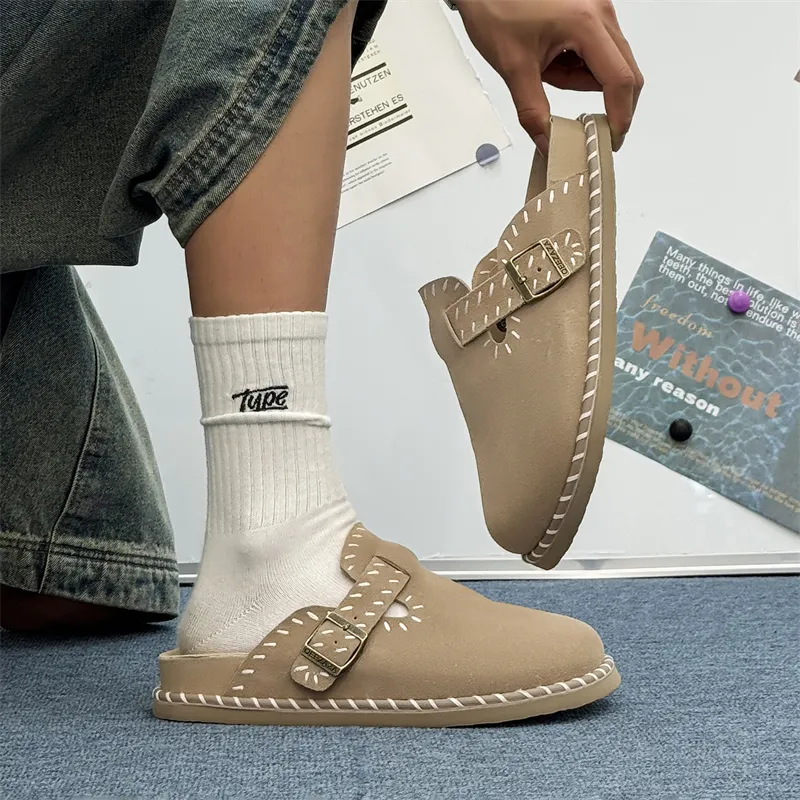 15 MINS Rubber Sole Stitching Abrasion Resistant Slip Resistant Birkenstock Shoes Unisex-15