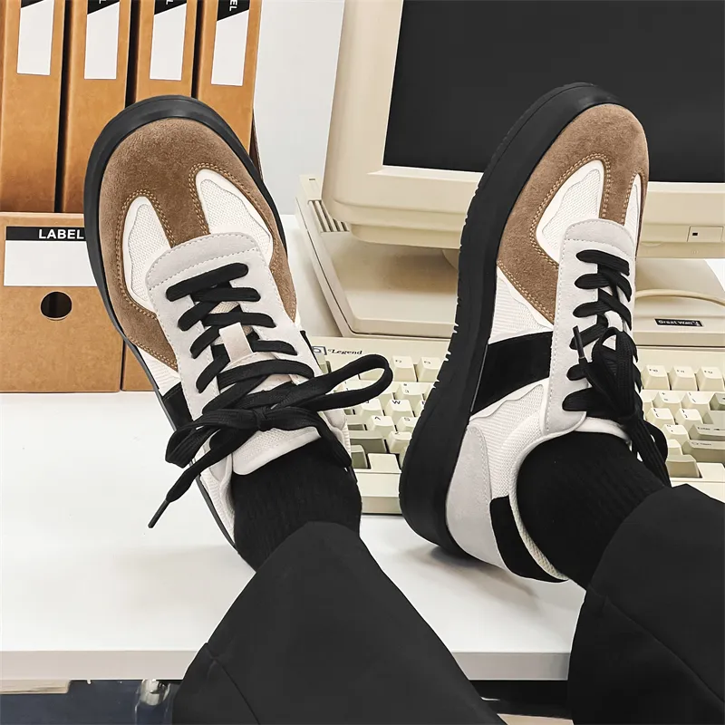 15 MINS Shock Absorbers Low Top Skateboard Shoes Men's-4