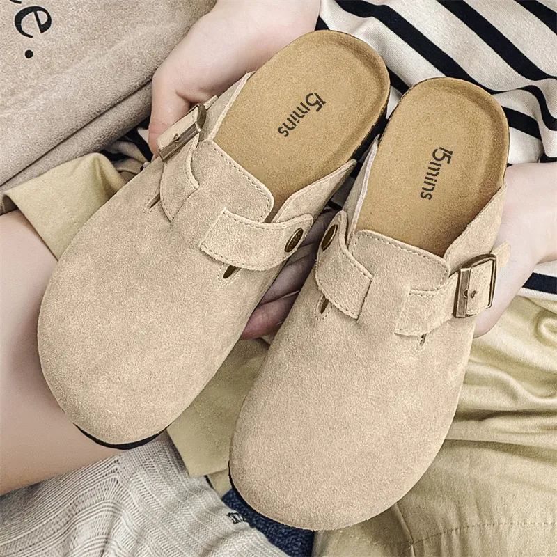 15 MINS Abrasion Resistant Slip Resistant Closed Toe Slippers Unisex-4