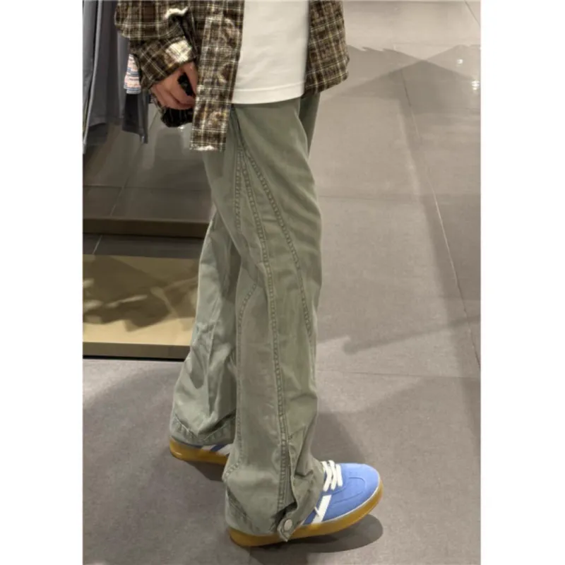 MORii Cargo Pants Unisex Olive Green-3
