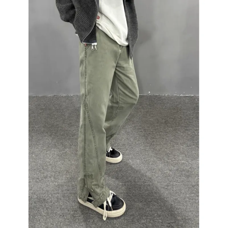 MORii Cargo Pants Unisex Olive Green-2