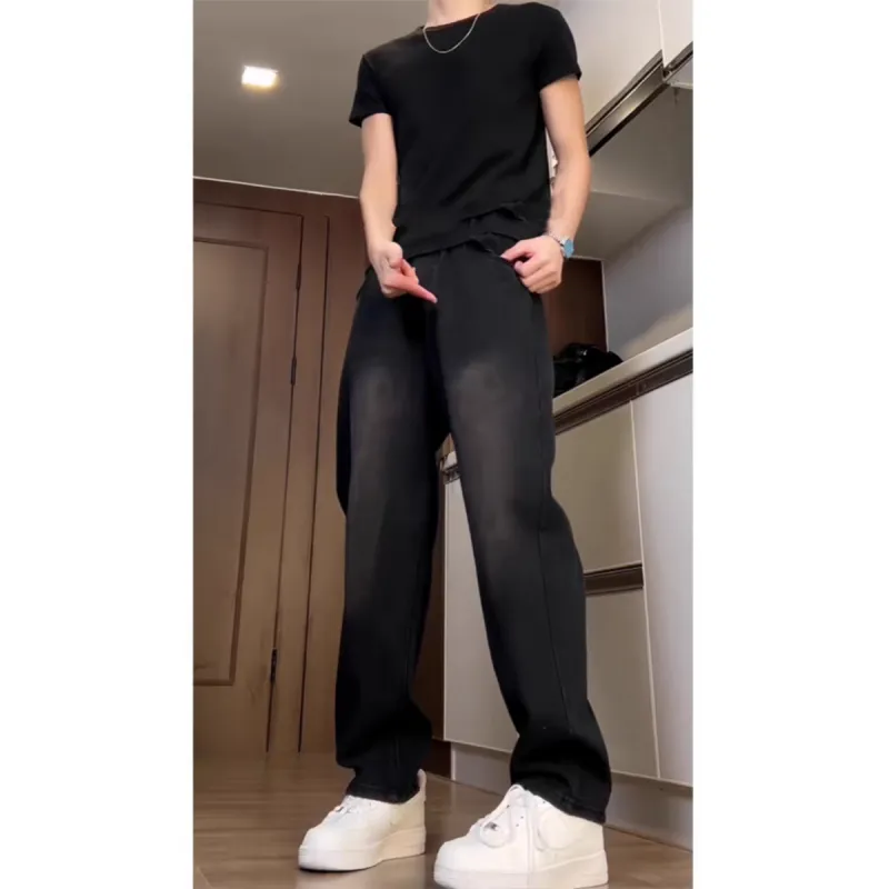 MORii Jeans Unisex Charcoal Black-4