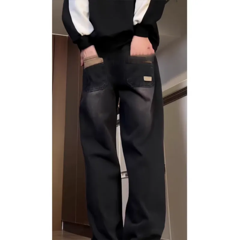MORii Jeans Unisex Charcoal Black-3