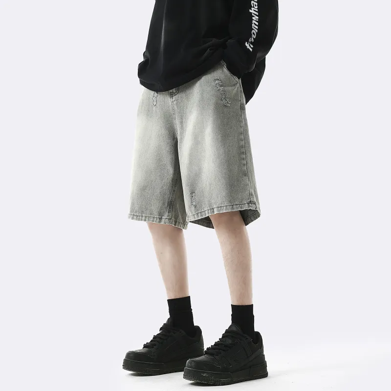 Colorful Creations Denim Shorts Unisex-18