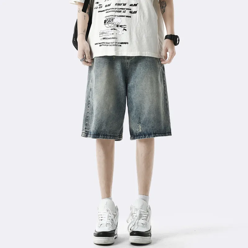 Colorful Creations Denim Shorts Unisex-24
