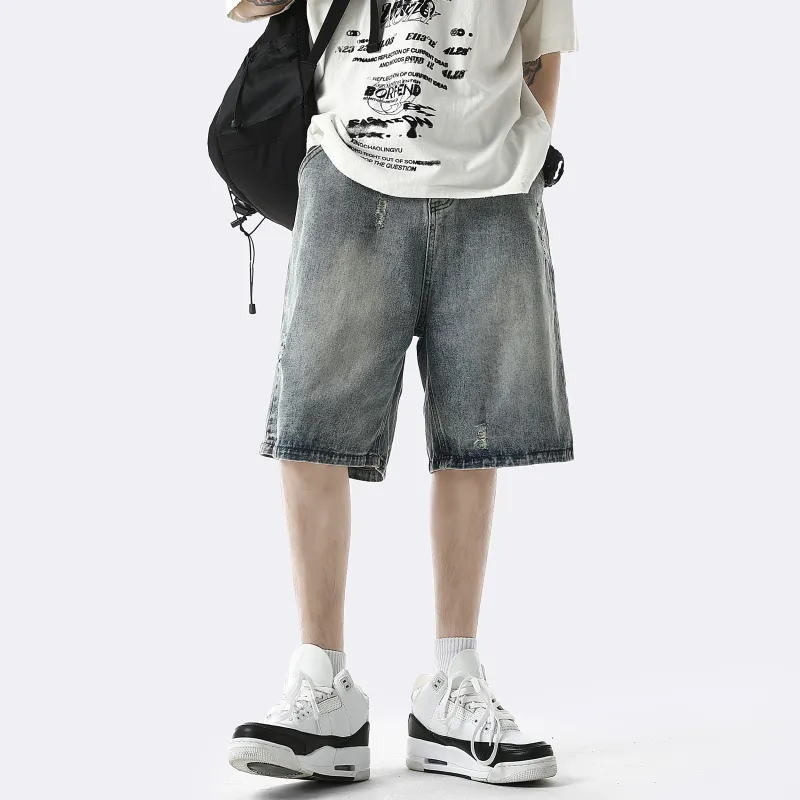 Colorful Creations Denim Shorts Unisex-22
