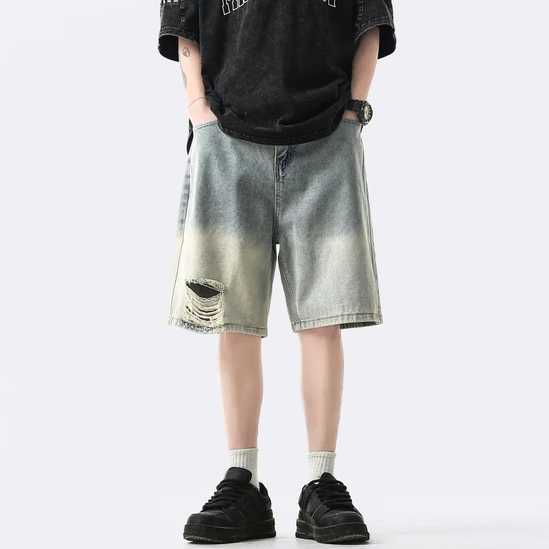 Colorful Creations Denim Shorts Unisex-3