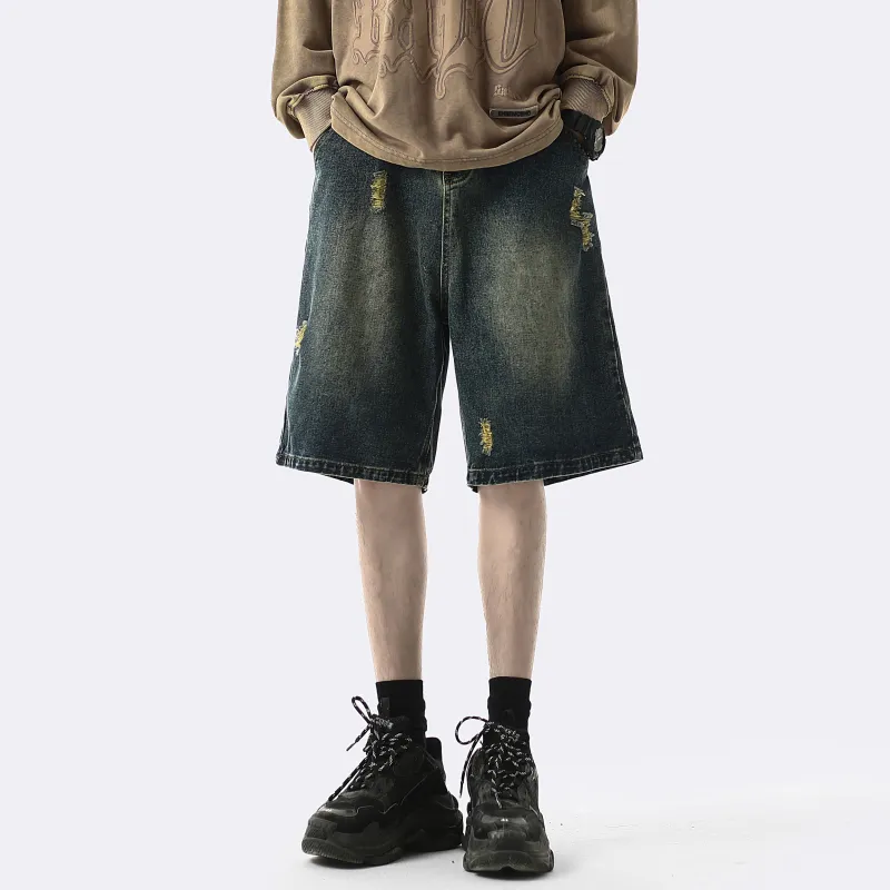 Colorful Creations Denim Shorts Unisex-3