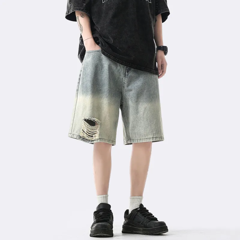 Colorful Creations Denim Shorts Unisex-4