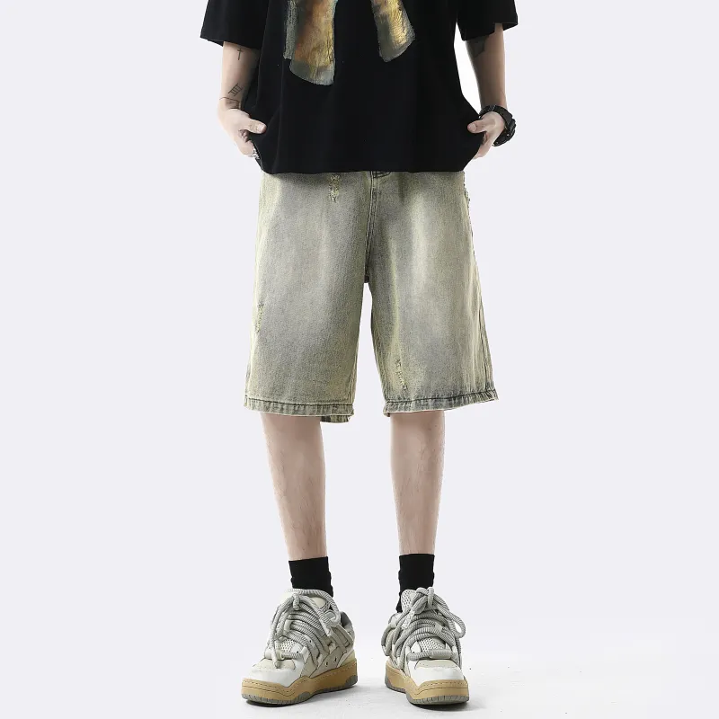 Colorful Creations Denim Shorts Unisex-12