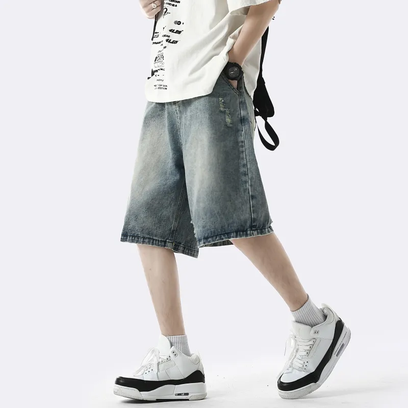 Colorful Creations Denim Shorts Unisex-23