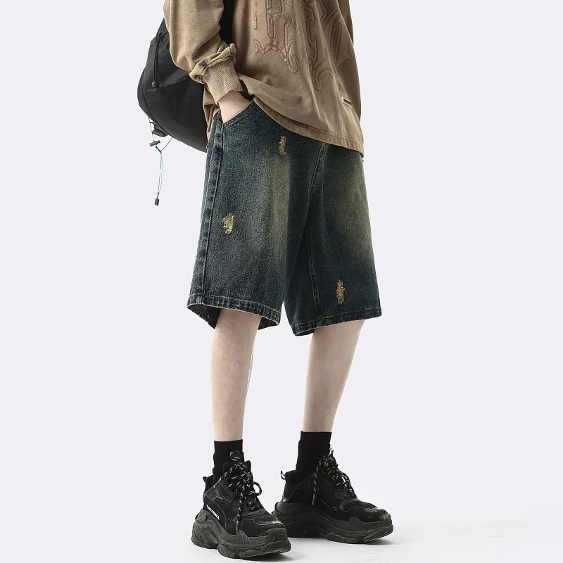 Colorful Creations Denim Shorts Unisex-4