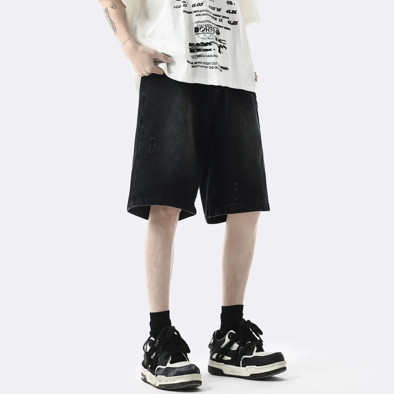 Colorful Creations Denim Shorts Unisex-9