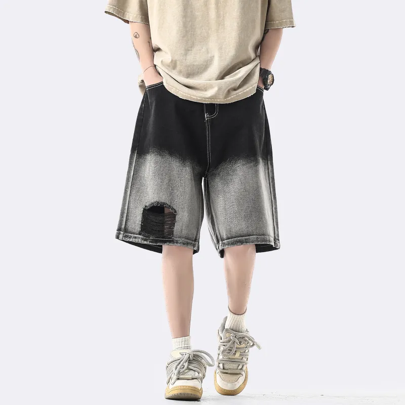 Colorful Creations Denim Shorts Unisex-12