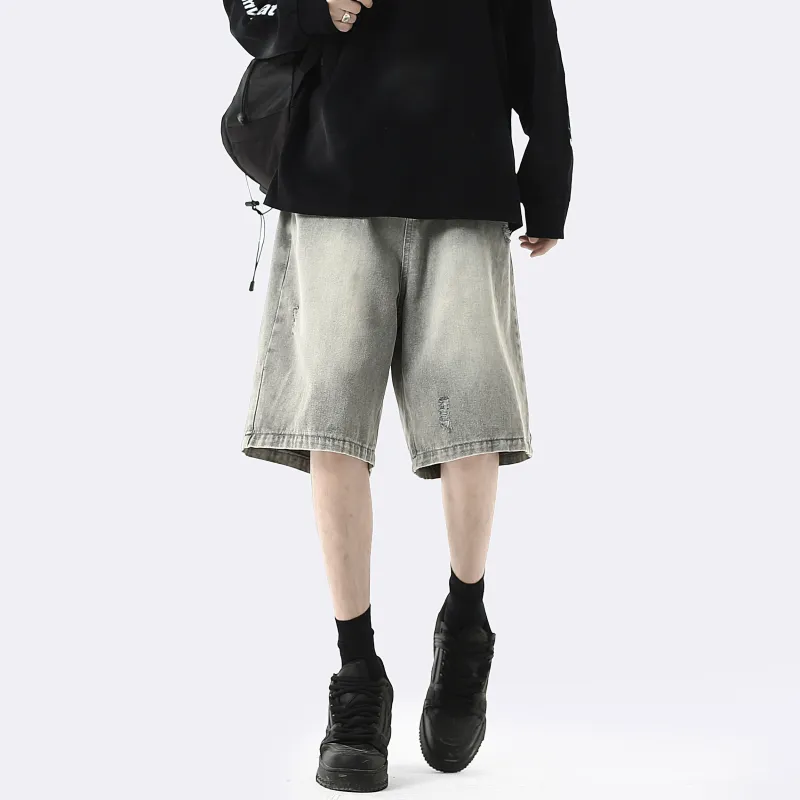 Colorful Creations Denim Shorts Unisex-19