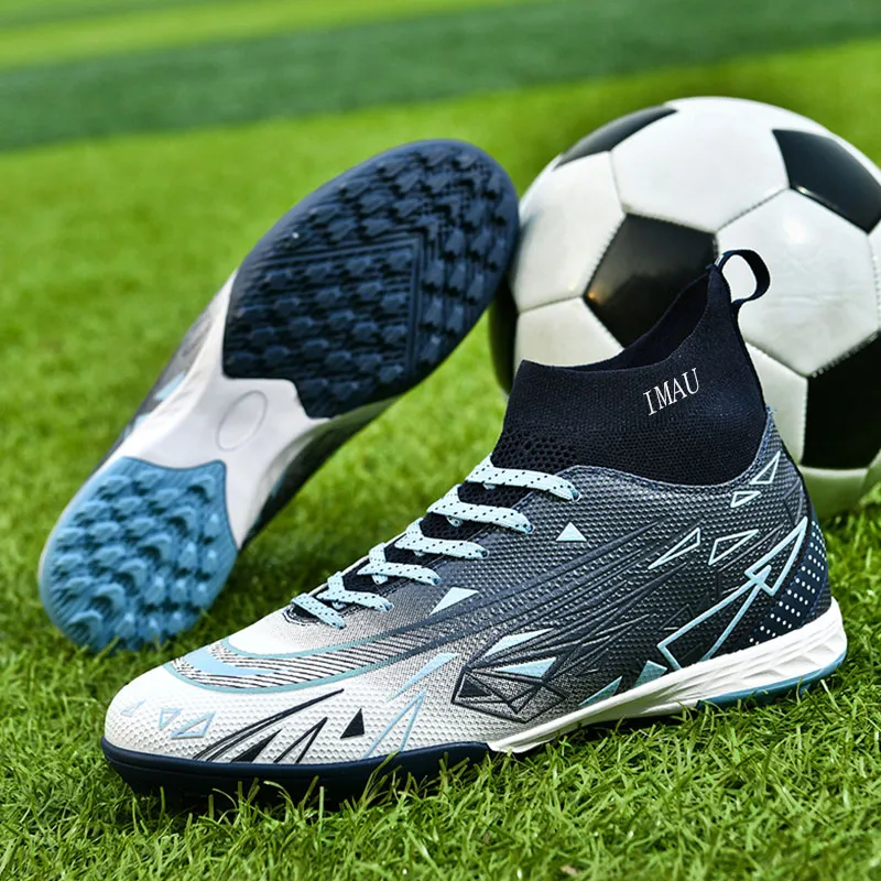 IMAU HG Rubber Short Studs FG Rubber Long Studs TT Rubber Broken Studs Breathable Soccer Shoes Unisex-11