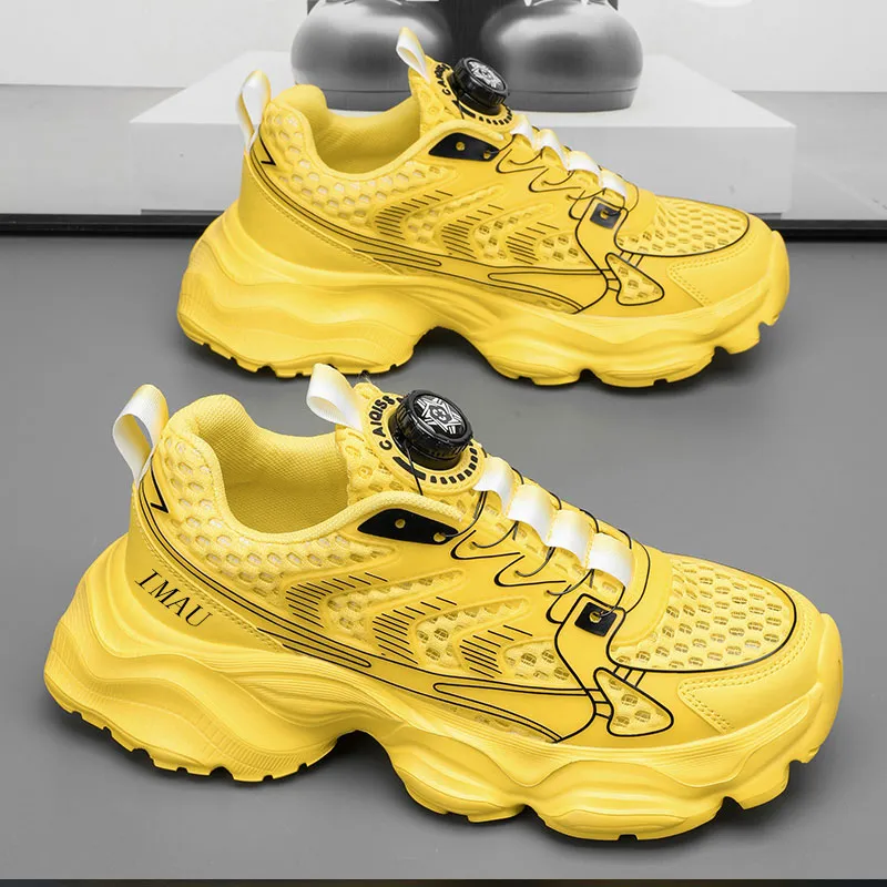 IMAU Breathable Low Top Chunky Sneakers Unisex-17