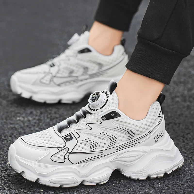IMAU Breathable Low Top Chunky Sneakers Unisex-13