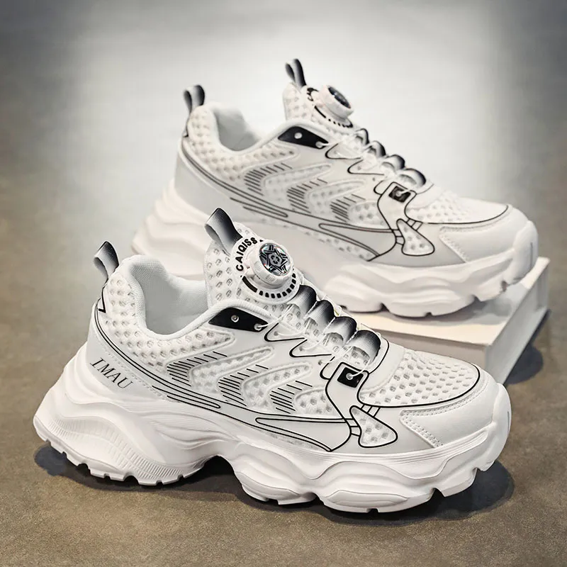 IMAU Breathable Low Top Chunky Sneakers Unisex-12
