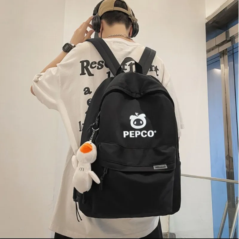 Banner The Piggy Nylon Fabric Backpack Medium Size Unisex Multicolor-4