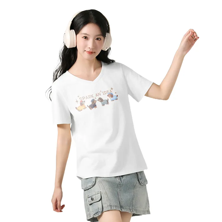 JEANSWEST Set in Sleeve T Shirt Women's-11