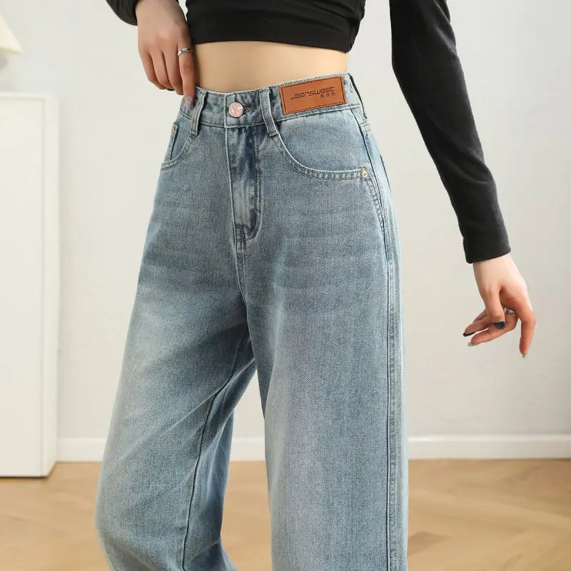 JEANSWEST Jeans Women's Vintage Blue-5