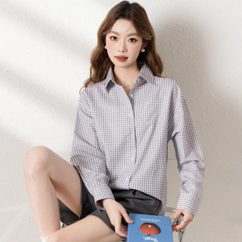 JEANSWEST Shirt Women's Light Gray-7