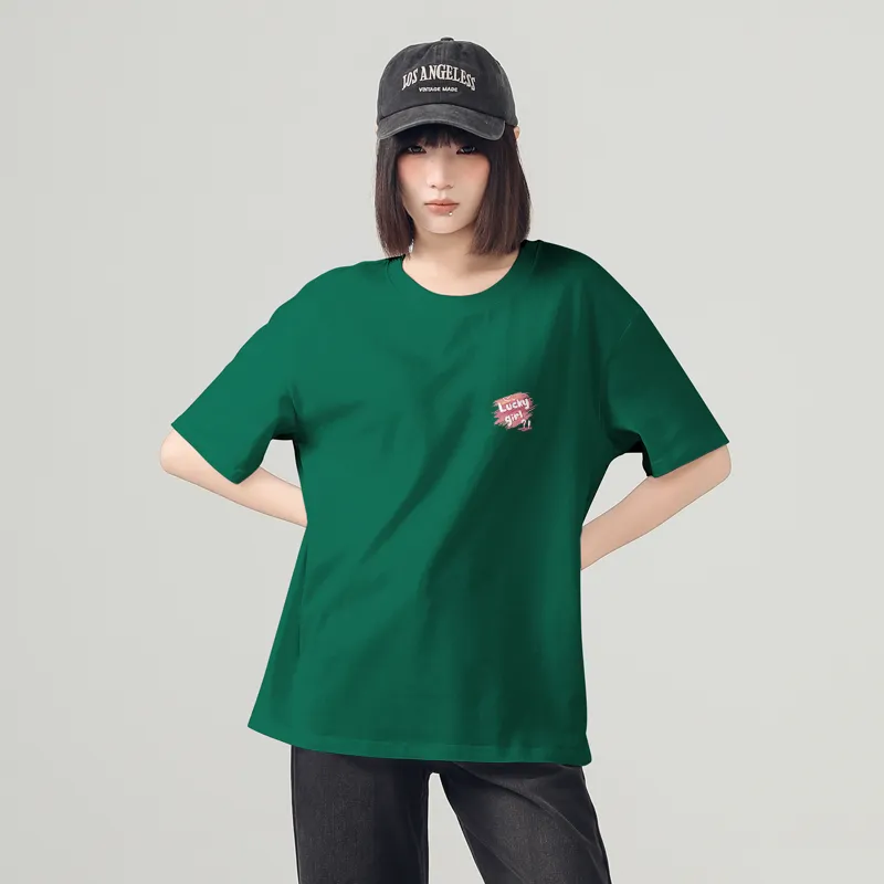 JEANSWEST Drop Shoulder Sleeve T Shirt Women's-2