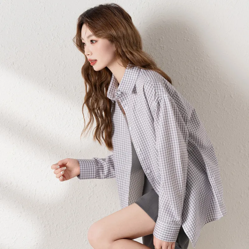 JEANSWEST Shirt Women's Light Gray-2