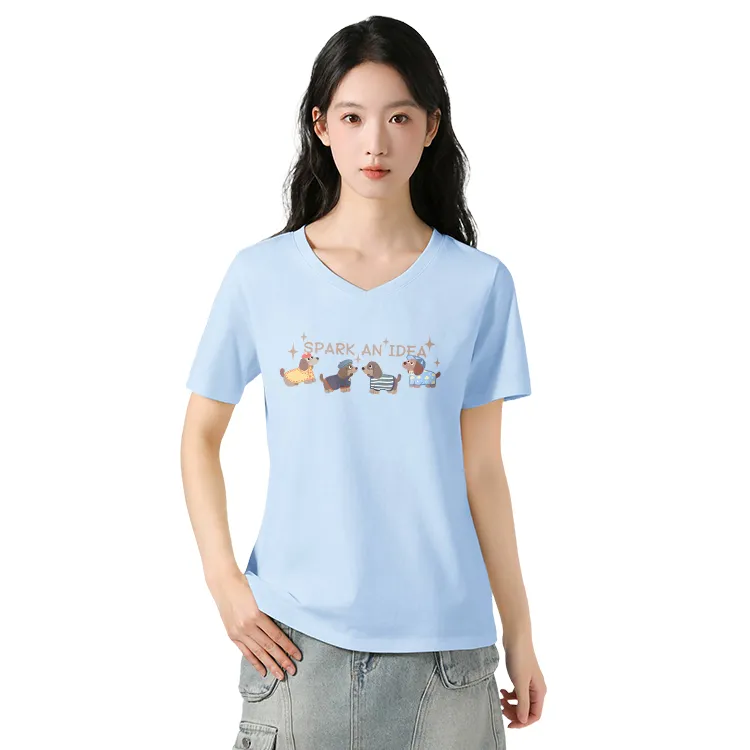 JEANSWEST Set in Sleeve T Shirt Women's-3