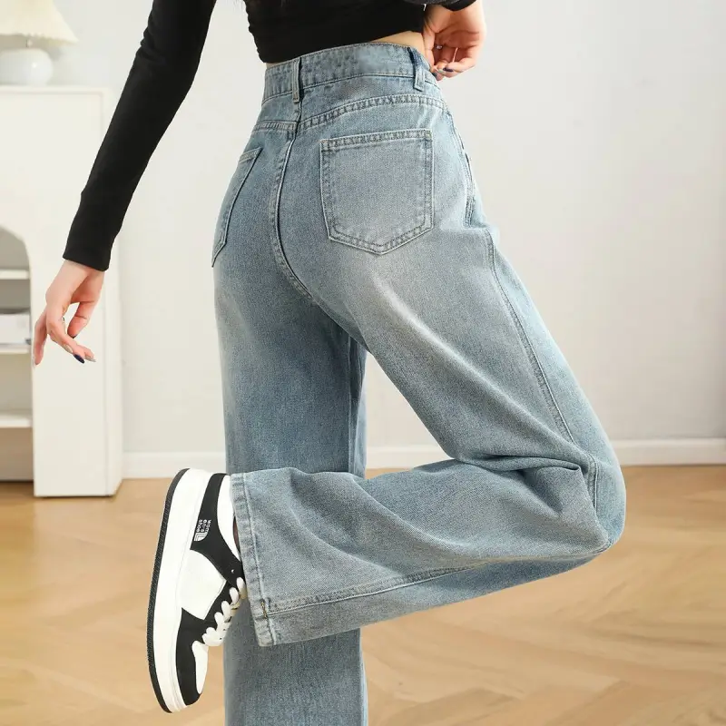 JEANSWEST Jeans Women's Vintage Blue-6