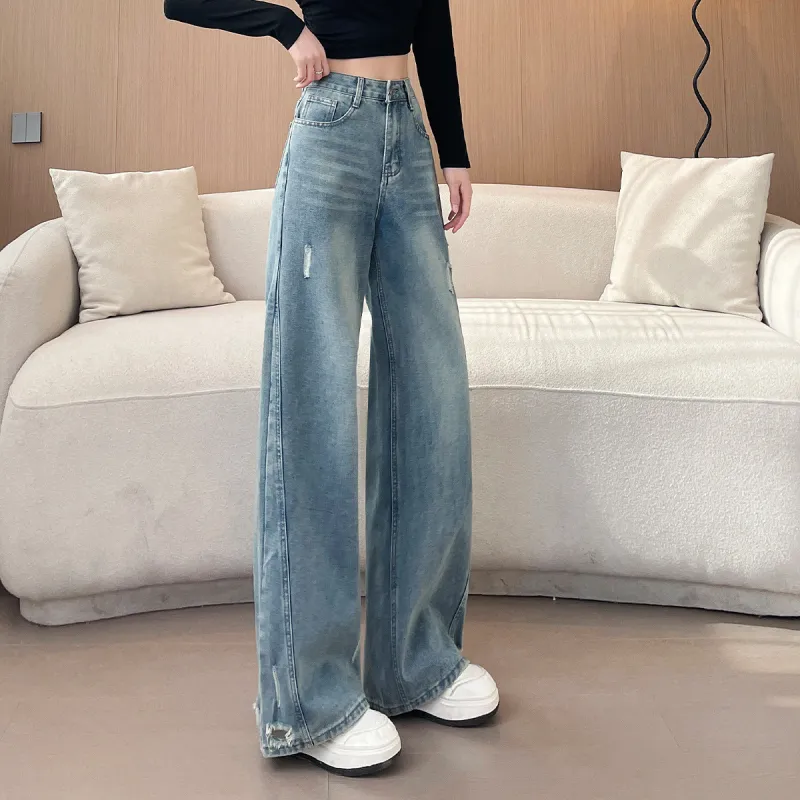 JEANSWEST Jeans Women's Nostalgic Blue-6